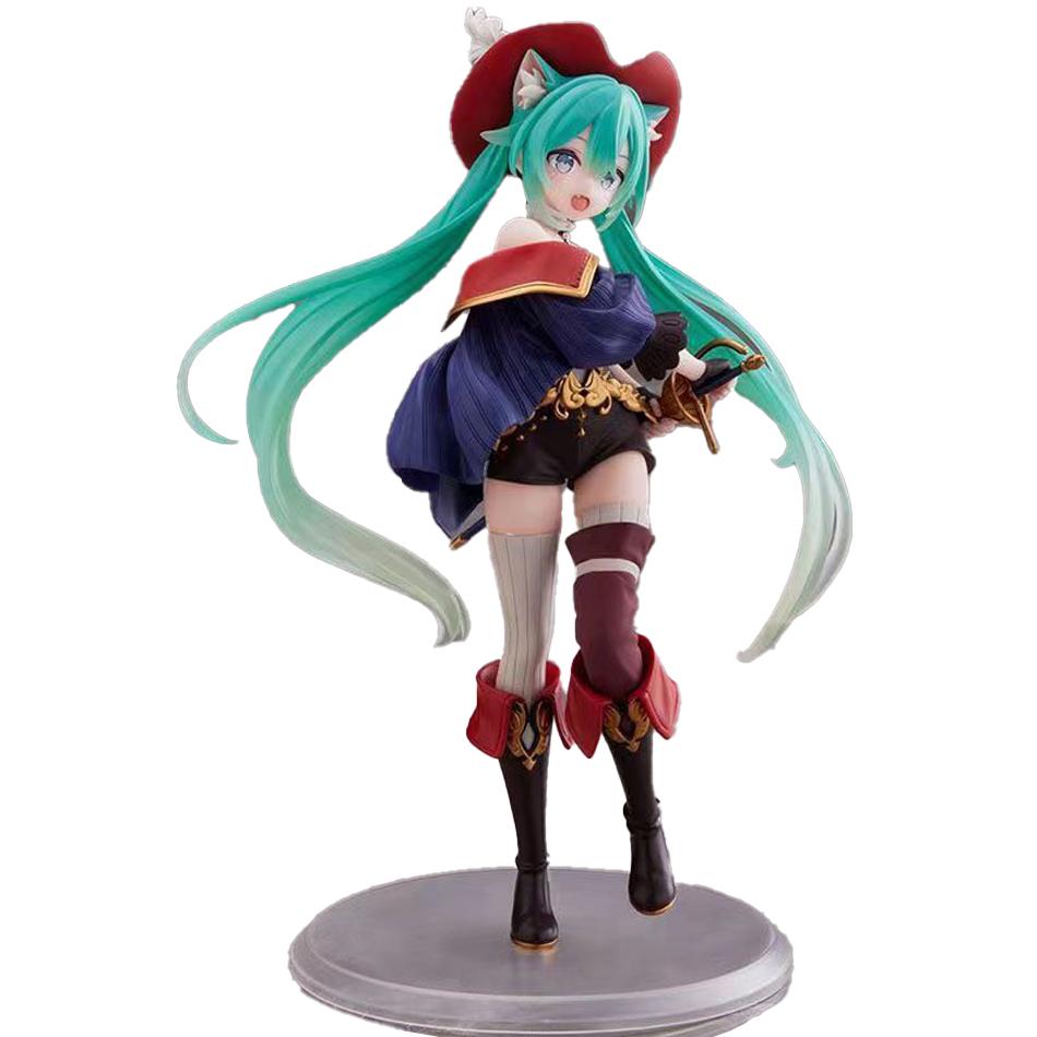 New Anime Hatsune Miku Kwaii Style  Kawaii Anime Figure Toys PVC Model Collector Model Doll Desktop Decoration Kid Birthday Gift