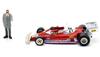 Brekina Scale HO Scale Ferrari 312 T2 1976 Figure Included Ferrari 312 T2 Villeneuve Diecast Car 1/87 #21 G.
