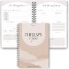 Therapy Notes Journal - Pre & Post Therapy Planner for Reflection, Journaling & Self-Discovery | Premium 120gsm Paper with Soft Touch Cover | A5 Lux