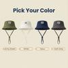 New Label-Stitched Embroidered Fishing Hat for Babies and Children Suitable for Children Aged 2 to 8. Provides Uv Protection and