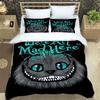 Alice In Wonderland Anime Bedding Set Printed Soft Bedding Set Duvet Cover Children Adult Birthday Gift