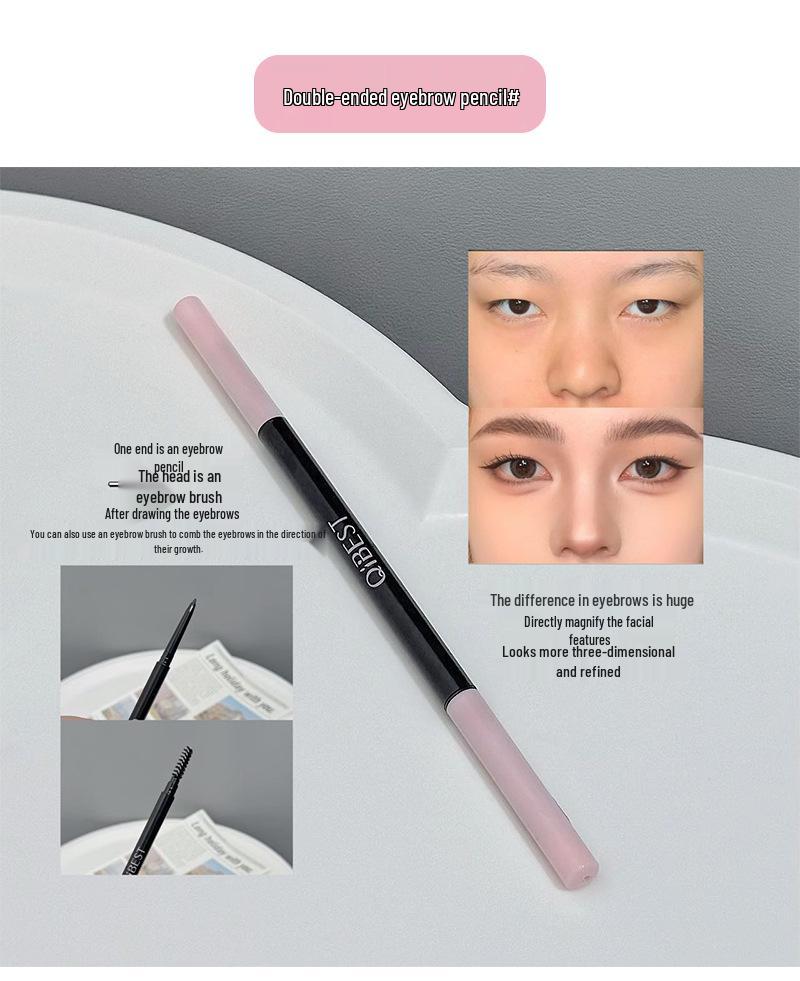 Set Machiaj QIBEST Pudră Cerneală: Ruj, Pudră Compactă, Noroi de Buze, Luciu de Buze, Rimel - Cutie Cadou Frumusețe