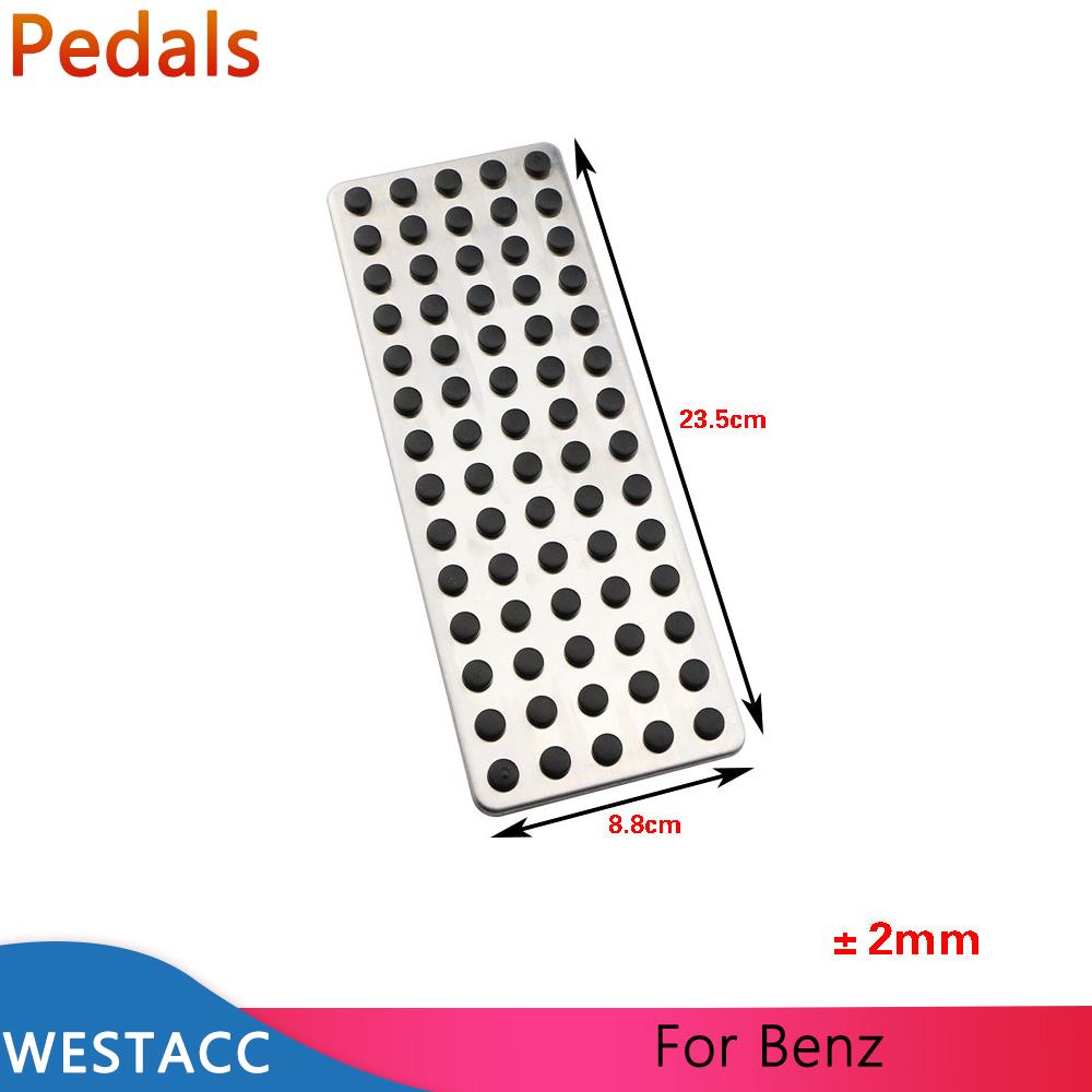 Capac pedală de frână pe gaz de mașină din oțel inoxidabil pentru Mercedes Benz W124 W202 W203 W140 W208 W210 W211 W220 CES Class