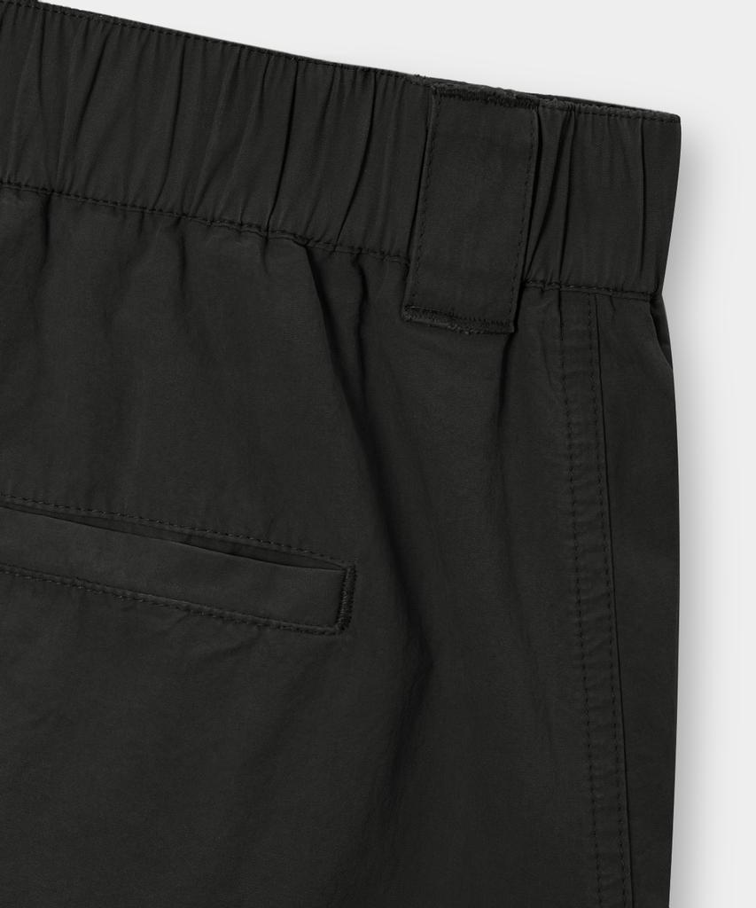 Dimiteulibeullaeg [Summer] Vlad Curved Elastic Waist Cargo Pants_Black
