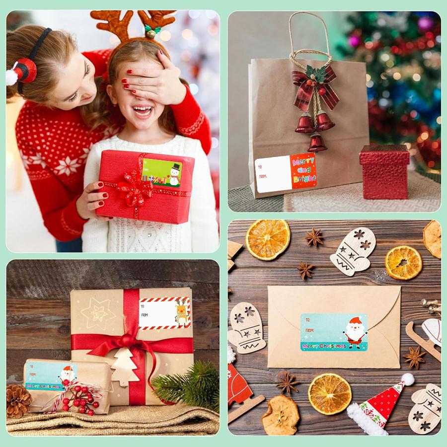500 Stück/Rolle Umschlag Frohe Weihnachten Dekorationen Für Zuhause 2026 Weihnachten Xmas Siegel Aufkleber DIY Geschenke Weihnachtsgeschenkverpackung Aufkleber