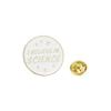 Funny I Believe In Science Enamel Brooches Star Space Pattern Letter Design Round Pins Back To School Golden Badge
