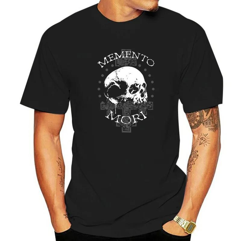 

Футболка Memento Mori Мужская Черная Хлопковая Новые Тренды Топы Футболка S бежевый