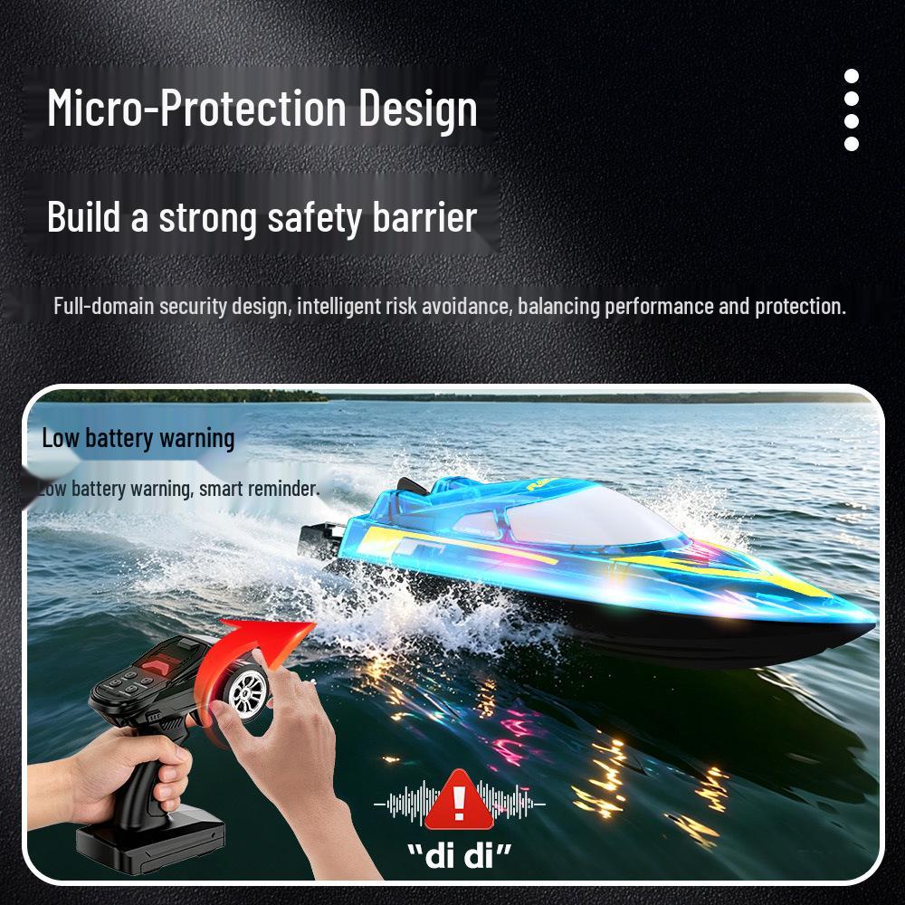 Smart Children's Remote Control Electric Speedboat - Outdoor Educational Toy