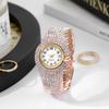 1PC Trendy New Ladies Watch Full Diamond Fashion Women's Watch Versatile Casual Women Quartz Watch Women