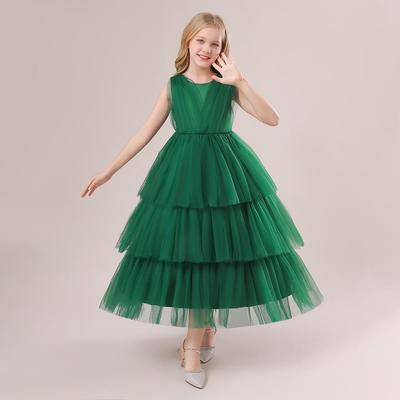 Fluffy Tulle Princess Dresses for Girls: Flower Girl, Catwalk, and Piano Performance Costumes