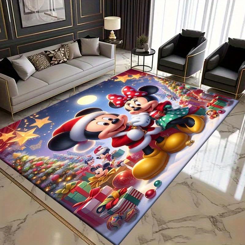 1pc Cute Mickey Minnie Carpet Durable Non-Slip, Perfect for Indoor & Outdoor Living, Bedroom, Office, and More, 60cm by 90cm