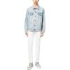 Levis Locker Unifarben Spitzkragen Einreihig Langarmjacke Herrenjacken Blau A5782-0002
