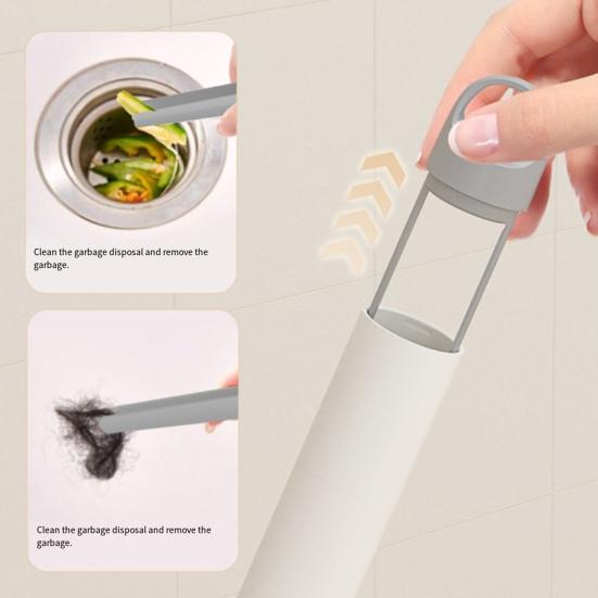 Cleaning Brush with Spray Function V-Shaped Bristles 360 Degree Rotating Brush Head 3-in-1 Design Spray Scrubber