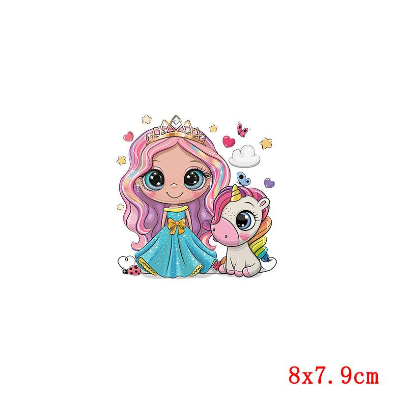 Letter Patch Cartoon Thermo Patches On Clothes Stripe Child Thermal Applique For T-Shirt Sticker Iron On Transfer For Clothing