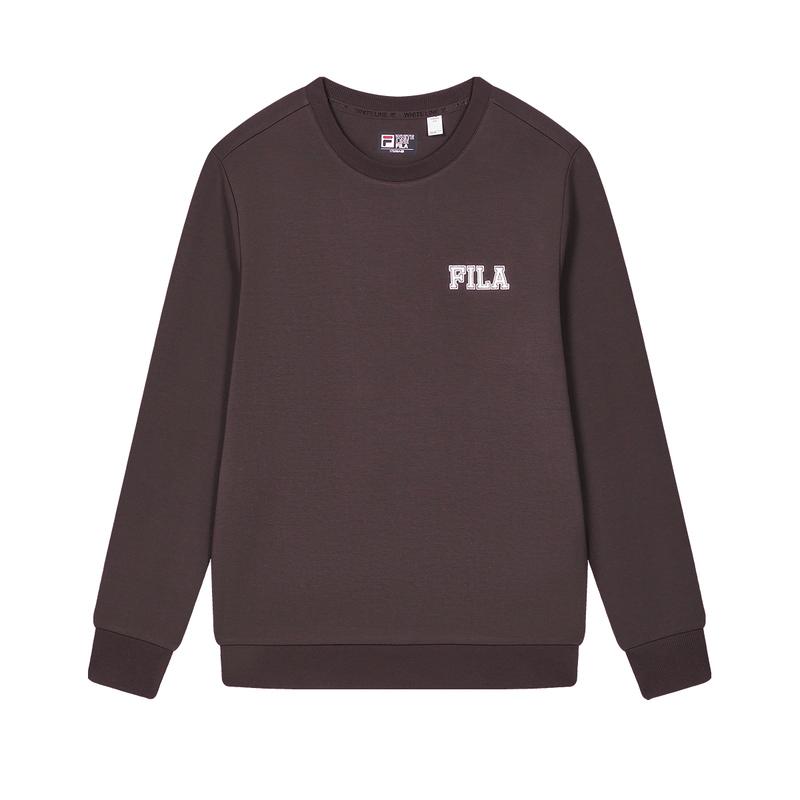 FILA Sweatshirts Men s Earth Umber Crew Neck Moderate Regular F11M439211FDR 170/92A/M