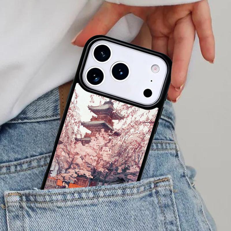 Ukiyo-e Japanese style Art Phone Case for iPhone 17ProMax 12 13 14 15 16e 17 Pro Max Plus Air Cover
