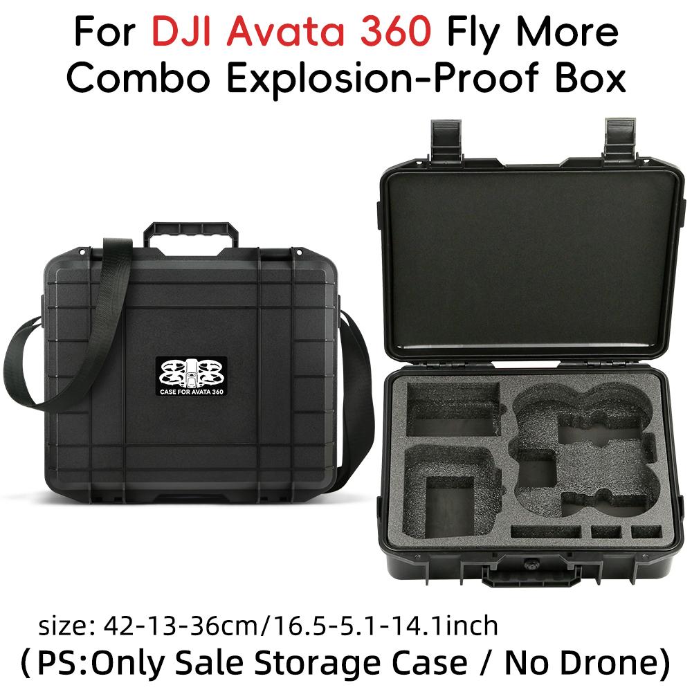 

Explosion Proof Box For DJI Avata 360 Safety Bag Portable Waterproof Box Hard Shell Large Capacity For DJI RC 2 Drone Accessory