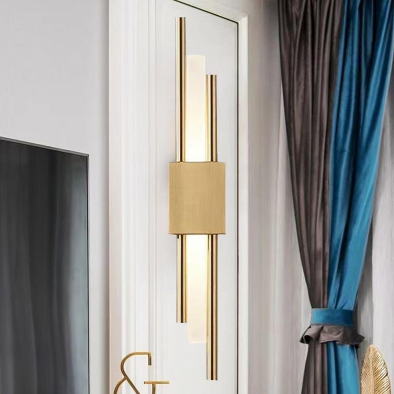 Light Luxury Minimalist Wall Lamp Living Room Bedroom Hotel Bedside Lamp Nordic Style Indoor Lighting Home Decoration Lights