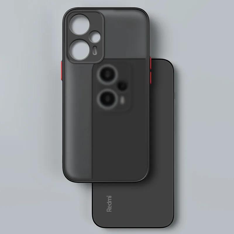 Matte Silicone Soft Case For Xiaomi Redmi 13C 12C 10 10A 10C 9 9A 9C 9T 8 8A Cover Luxury Hybrid Hard PC Back Bumper Shell Coque