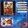 Halloween static window sticker pumpkin ghost mummy vampire cartoon glass window decoration sticker