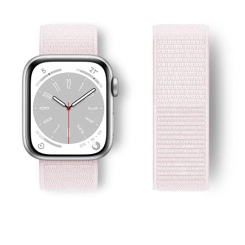 Nylon loop Strap For Watch Band Ultra-2 49mm 44mm 40mm 45mm 41mm Sport pride Bracelet iwatch bands Series 9 8 se 7 6 5 4 3