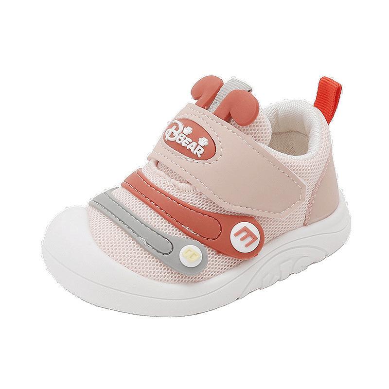 Spring and Autumn Baby Classmate Boy's Baby Shoes Cartoon Toddler Shoes Non-slip Breathable Mesh Soft Sole Baby Shoes