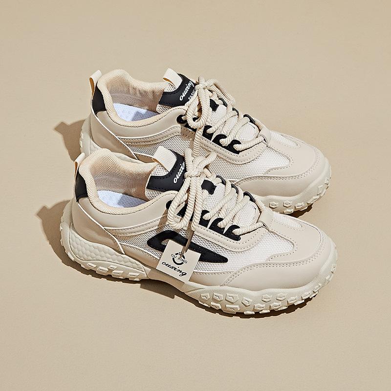 New Dad Shoes for Women In Summer Student Sports Running Mesh Breathable and Leisurely