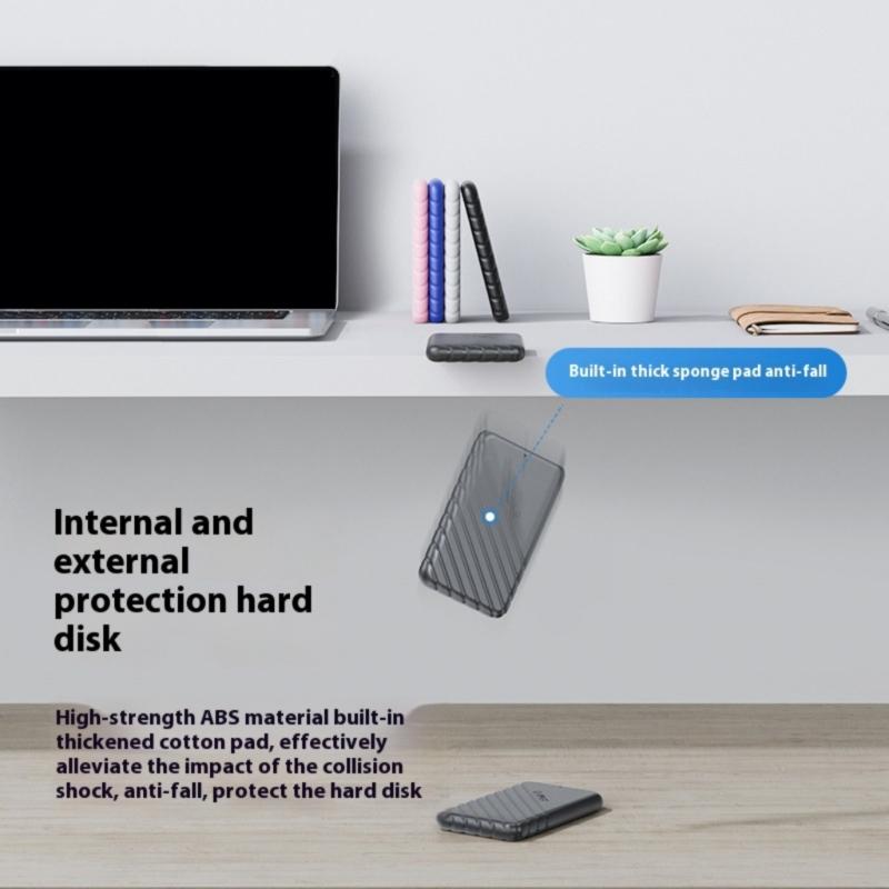 USB3.0 2.5inch Externally Hard Drive Enclosure Easy Installation Hard Drive Disk Box Enclosure 5Gbps Data Transfer