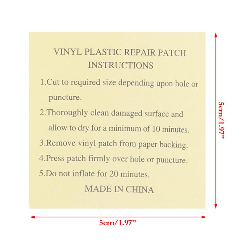 10Pcs Inflatables Pool Repair Patch Clear Puncture Tape Kits Airbed Patches