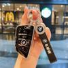 Sakura Pink Tpu for BMW X1 X3 X4 X5 X6 F15 F16 G30 3 5 7 Series G11 F48 Remote Smart Auto Car Key Case Cover Keyring Accessories xg7