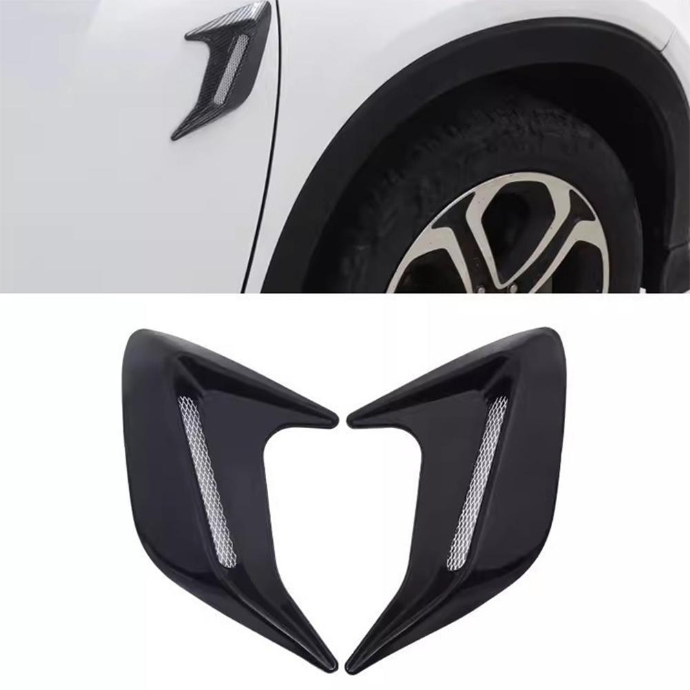 Shark Gill Side Air Vent Decoration Stickers Modification Cover Grille Trim Decoration Sticker Car Accessories Ventilation K4D2