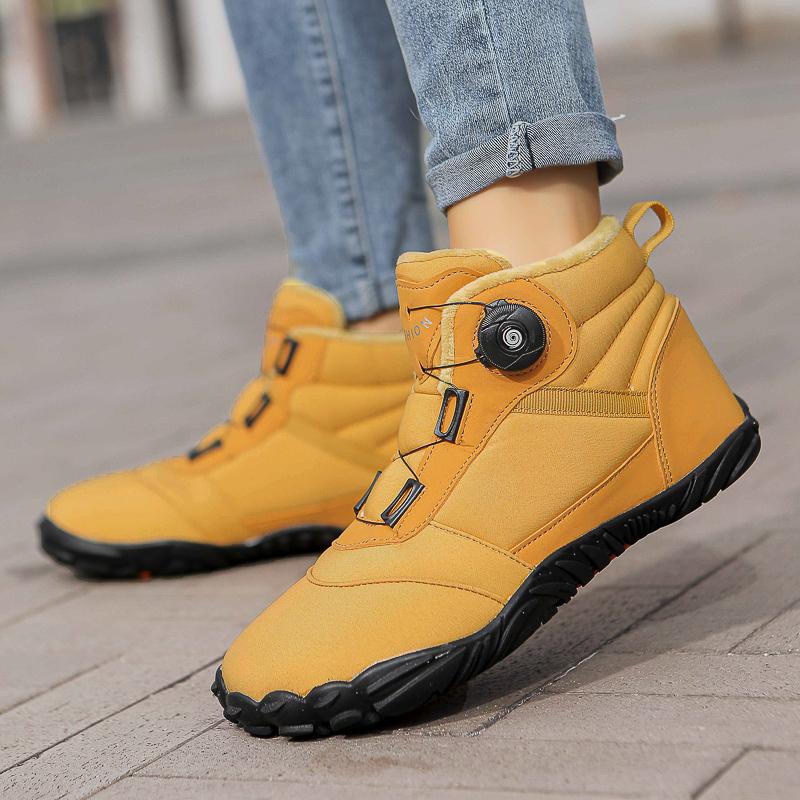 Fashion New Winter Booties Men Snow BareFoot Casual Shoes Outdoor Work Shoes Ladies Warm Fur Men Ankle Shoes Male Snow Boots Big Size 47