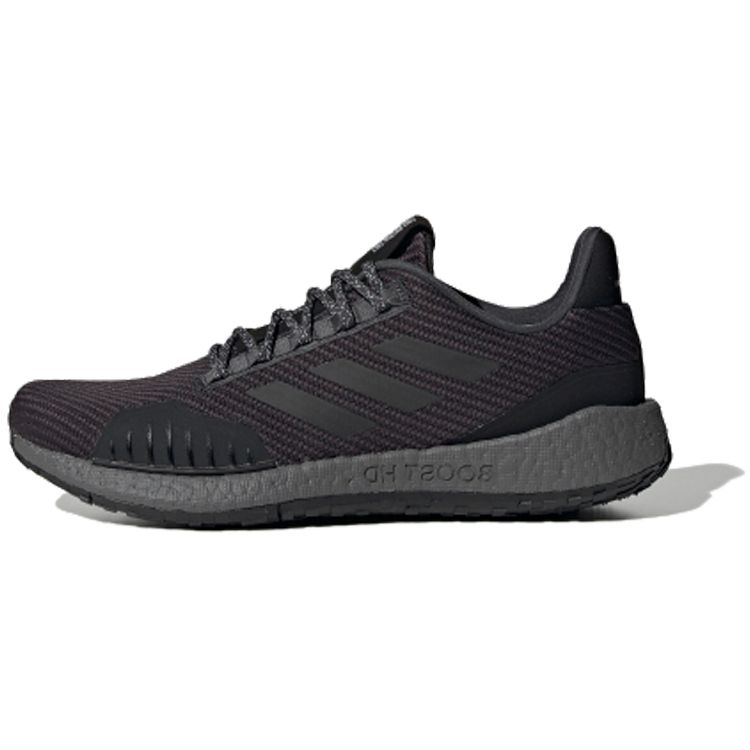 Adidas Pulseboost Hd Winter Classic Fabric Non-Slip Lightweight Low-Top Marathon Running Shoes Men Sneakers Black EG6530