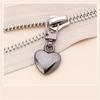 Practical 5PCS Heart Shape Detachable Metal Zipper Slider Repair Kits For Bags Backpack Coat Pull Tab