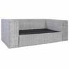 VidaXL Canapé à 2 Places avec Coussins Sofa Causeuse Meuble de Salon Maison Salle de Séjour Intérieur Bureau Chambre Rotin 283070