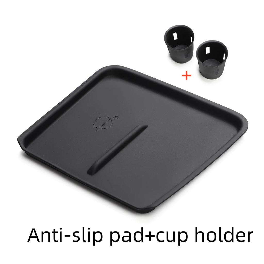 for Xpeng G9 2025 2025 Cup Holder Storage Box Shock-Absorbing Central Armrest Cup Tray TPE Tidying
