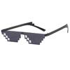 Pixel Mosaic Sunglasses Men Women Funny Retro Fashion Eyewear Unisex Birthday/Party Cosplay Gamer Robot UV400 Sun Glasses