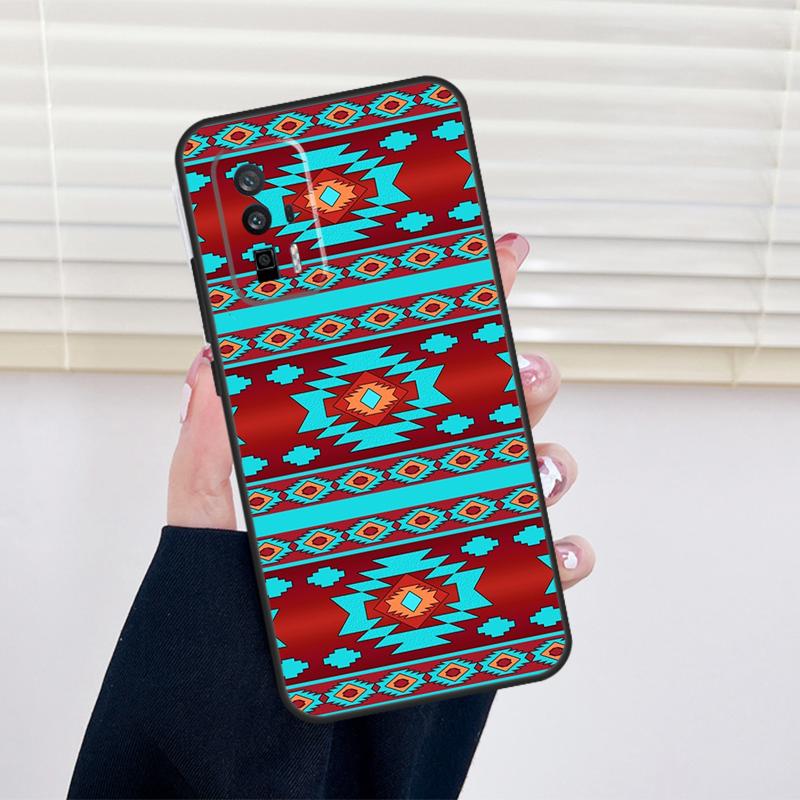 Navajo Print Pattern Cover For Xiaomi 14 13 15 Ultra 11T 12T 13T 14T Pro POCO X7 Pro X3 X5 X6 M6 F5 F6 Pro Case