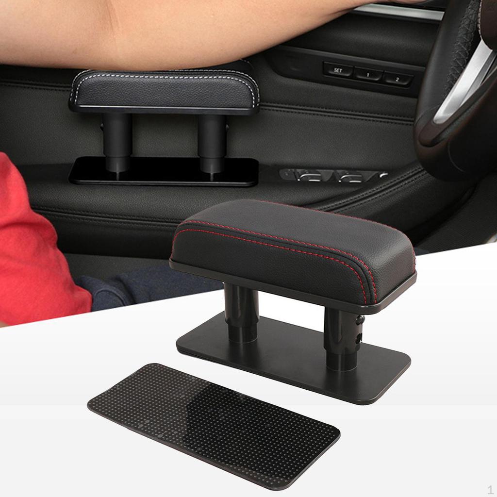 Linke Armlehne Auto Arm 3 Höhenstufen Innenraum Bequeme Stützteile PU-Leder Wiederverwendbar