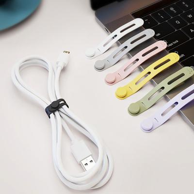 10 buc. Organizator Cabluri de Date, Curele Elastice pentru Organizarea Cablurilor de Încărcare, Căști, Cablu USB, Mouse