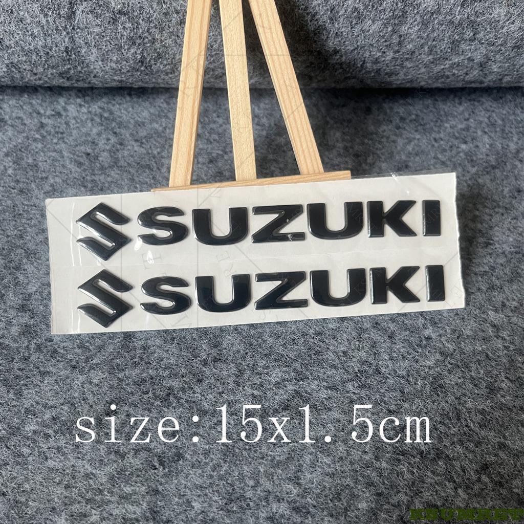 For Suzuki Motorcycle Sticker 3D Tank Decals Logo Emblem