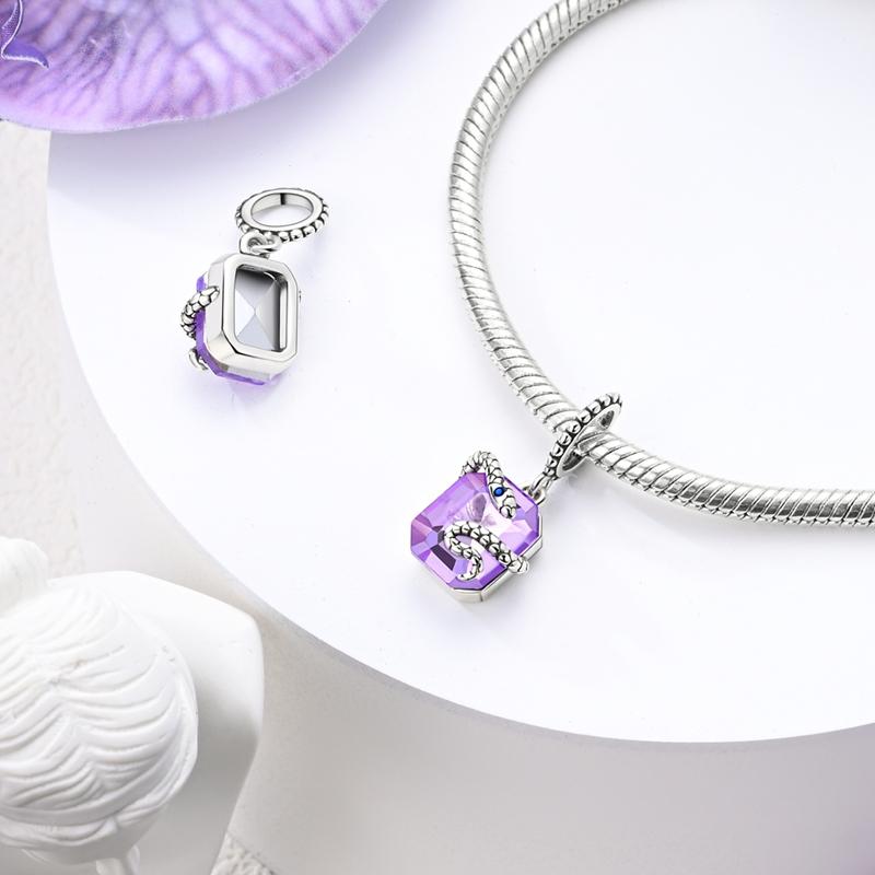 Exquisite Elegant Copper Snake Charms Beads Fit Bracelet Necklace Accessories Bead Jewelry Making Fine Jewelry Gift