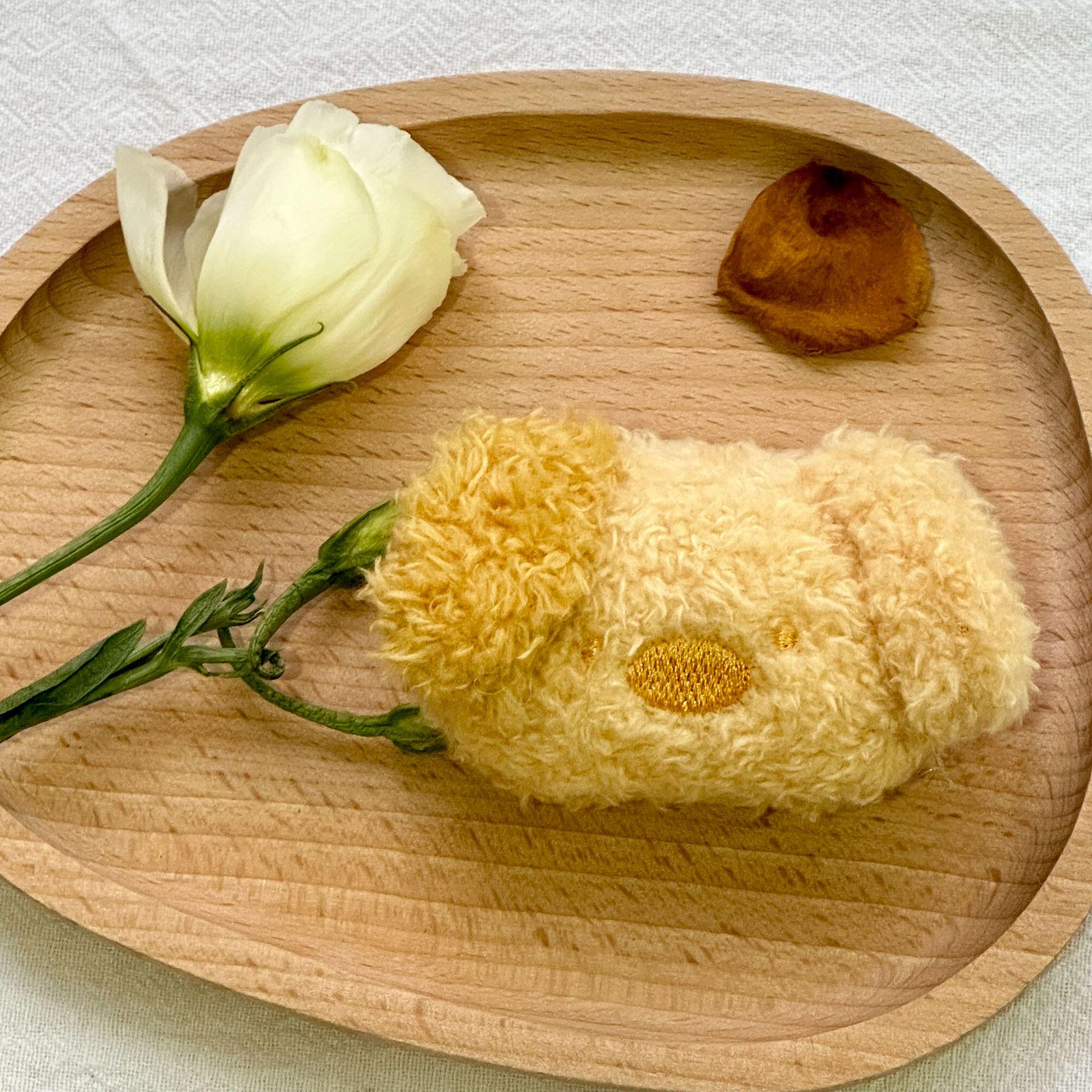 

Мультяшная голова животного плюшевая тканевая брошь – милый DIY аксессуар в виде плюшевого мишки и собаки жёлтый