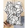 Vintage Women's Casual Loose T-Shirts Printed T-Shirt Fashion Tops Short Sleeves Tees O-Neck Oversized T-Shirt Female Clothing