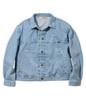 LL Bean Leadfield Denim Japan Size Fade CJ72827006 Men's Jacket, Fit, L, Blue,