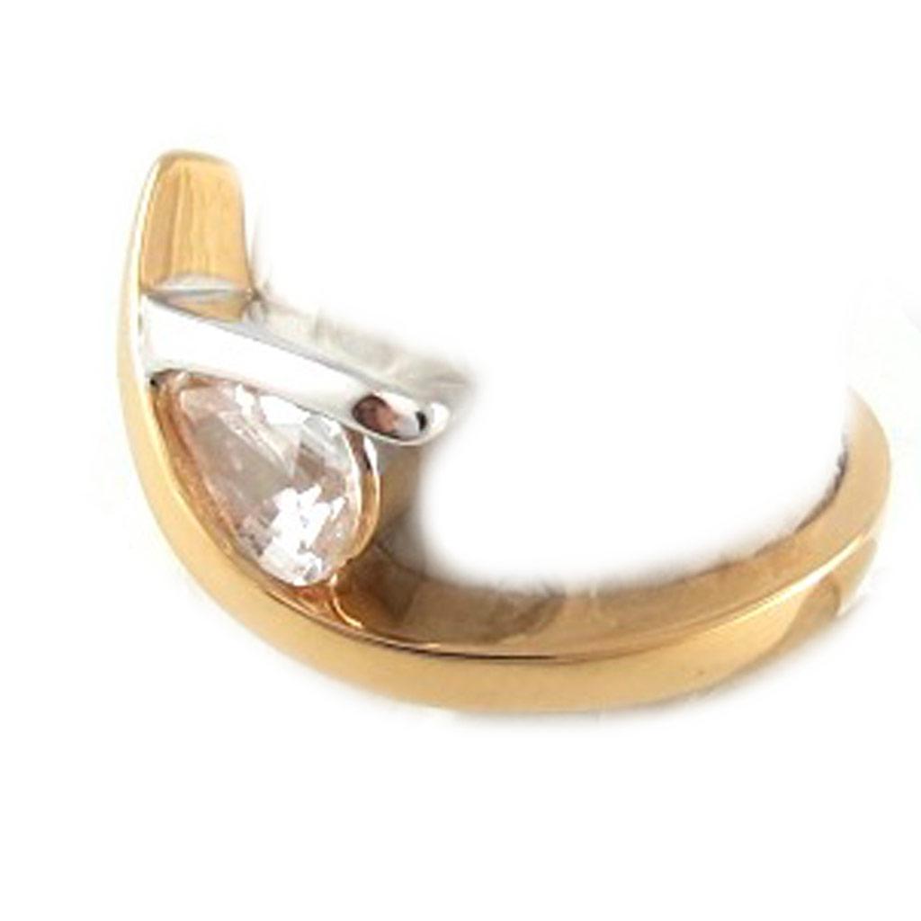 2 Tone 'Câlin' Gold Plated Ring