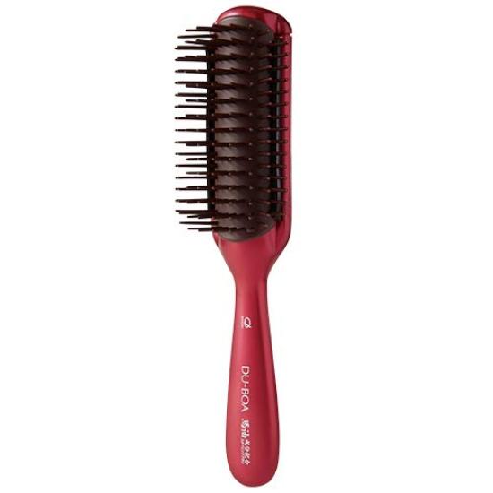 Ikemoto Brush Industry Horse Oil Styling W55 x H205 x BY1060 Brush, Red, D38mm,