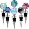 6 Pcs Sealing Plug Beverage Corks Alloy Stopper Stoppers Zinc