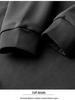 Herren Schwergewicht Gestickter Sport-Hoodie, Herbst/Winter 2025, Rundhals, Leicht lockere Passform