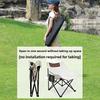 1PC Folding Moon Chair Portable Ultra Light Comfortable Saving Space Wear-resistant Picnic Gear Outdoor Camping Chair